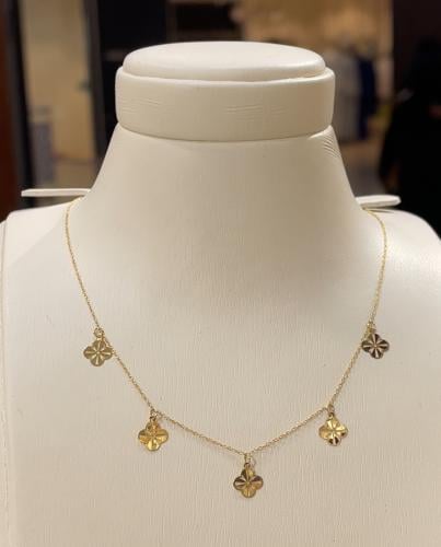 عقد ذهب عيار 18 وزن 0.60