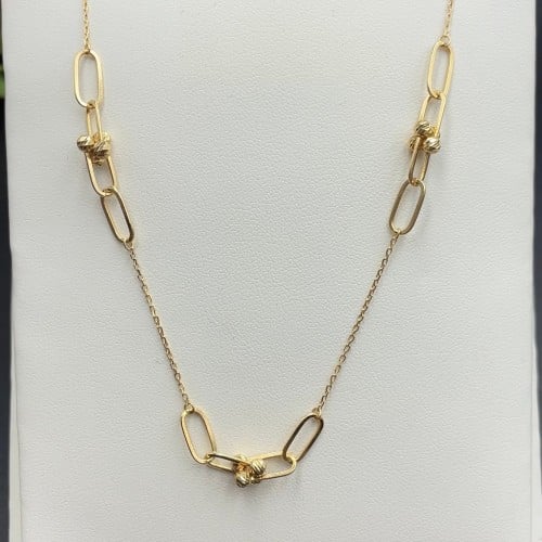 عقد ذهب عيار 18الوزن 4.16