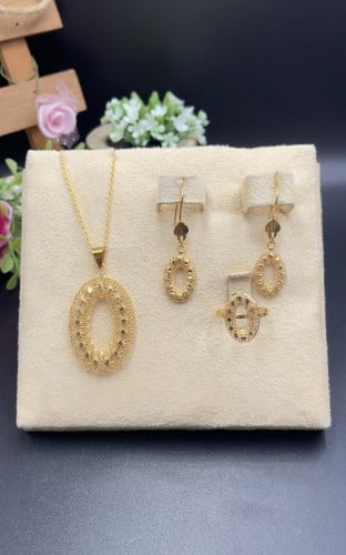 نص طقم ذهب عيار 21الوزن 9.51