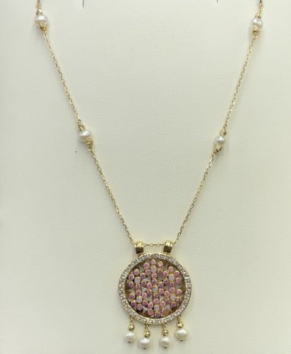 عقد ذهب عيار 18الوزن 4.61