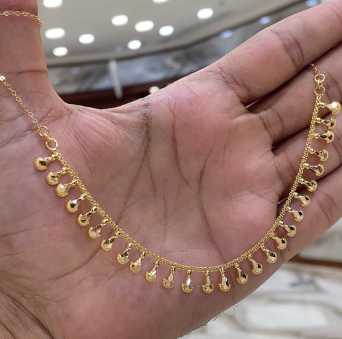 عقد ذهب عيار 21 وزن
