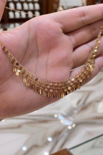 عقد ذهب عيار 21الوزن 6.44