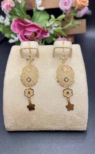 حلق ذهب عيار 21الوزن 4.33