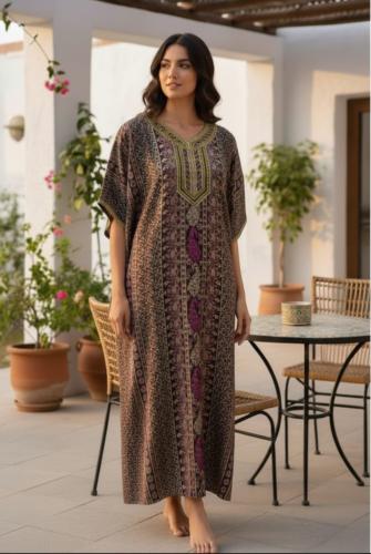 جلابية كشميري نص كم