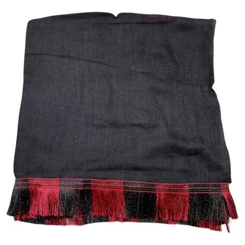 طرحة قطن بهدب