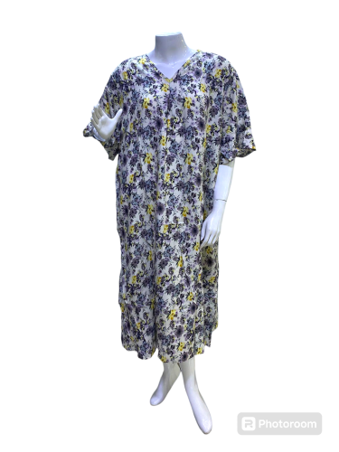 قميص نسائي ريون ميد فضفاض فري سايز