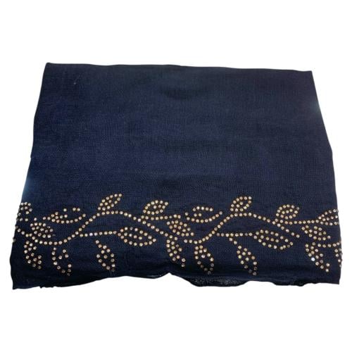 طرحة قطن بكرستال ذهبي