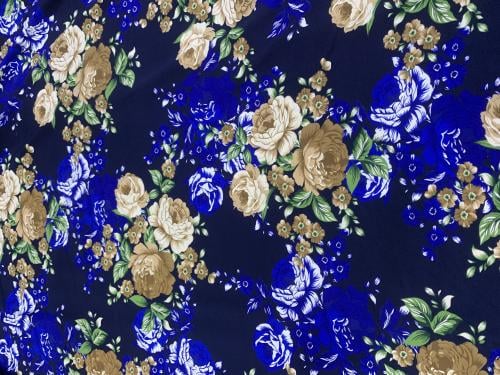 قماش كريب مشجر ٣ متر عرضين