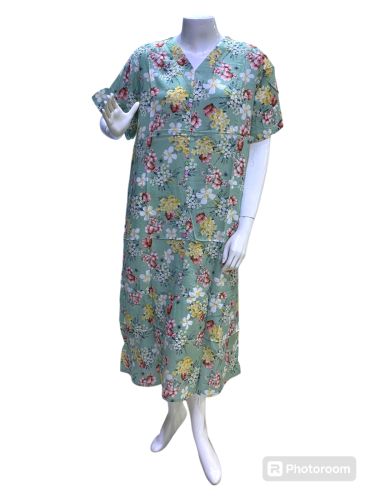 قميص نسائي ريون فضفاض ميد