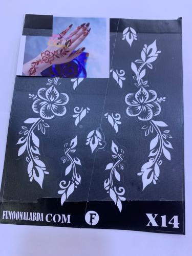 طابعة حناء استكر نقش نسائي