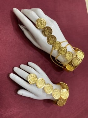 كف ذهبي جينهات (نسائي- بناتي ) قابل للتوسعه