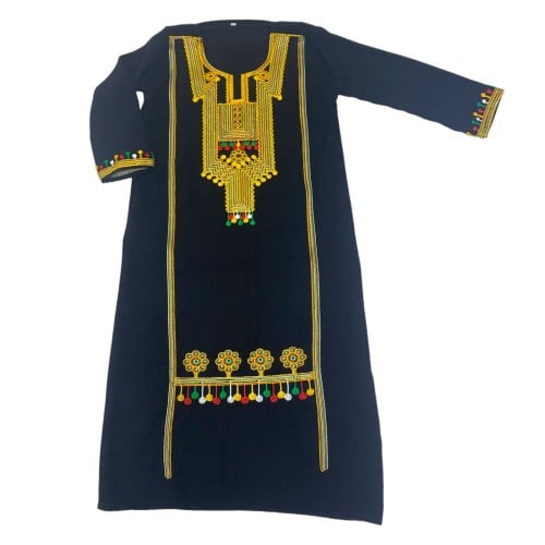 ثوب عسيري بناتي مقاس كبير