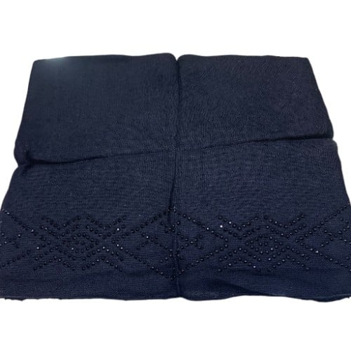 طرحة قطن بفصوص كرستال اسود