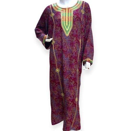 جلابية كشميري تطريز خيط