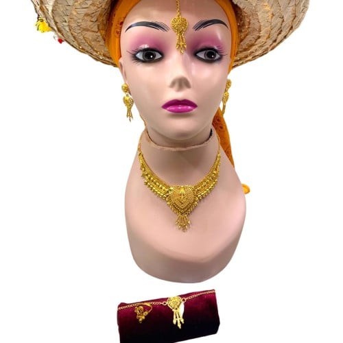 سلسال مع الخاتم والحلق والسوارة