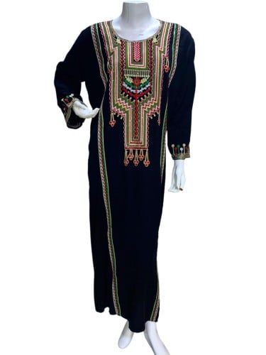 ثوب عسيري نسائي كريب ملكي