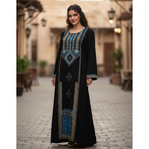 جلابية شمالي نسائي تطريز امام