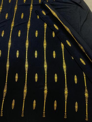 قماش سي واي بماء الذهب عرضين بدون فصوص