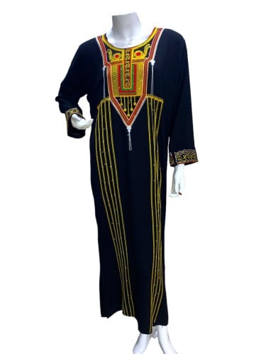 ثوب عسيري نسائي كريب ملكي