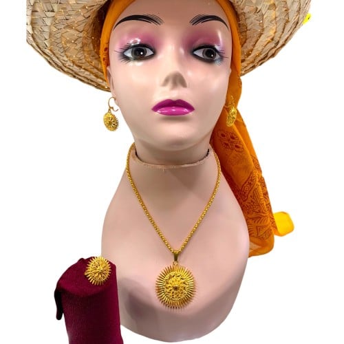 سلسال مع الحلق والخاتم