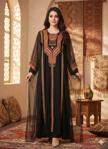 مسرح تل مطرزة بخيوط والكرستال بدون داخلية