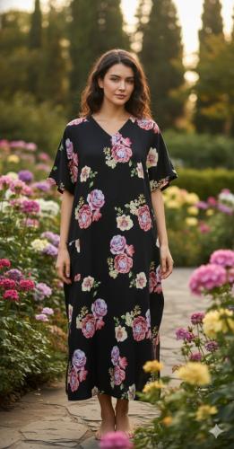 قميص نسائي ميد بجيوب فري سايز