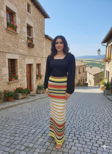 فستان شعبي بتصميم جيزاني