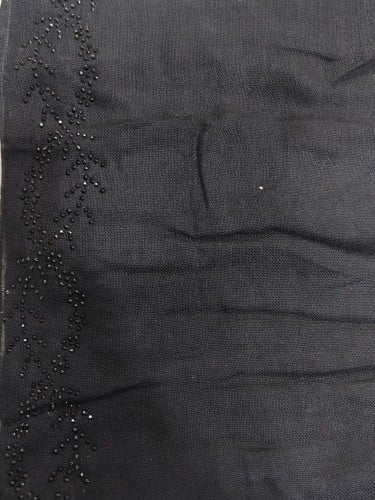 طرحة قطن كبيرة بتطريز كرستال