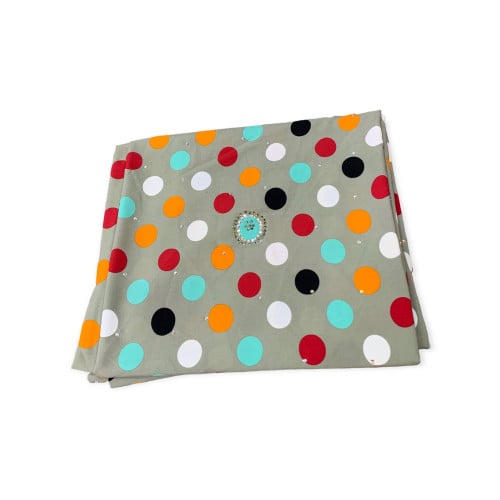 قماش بودرة بكرستال خفيف مترين ونص عرضين