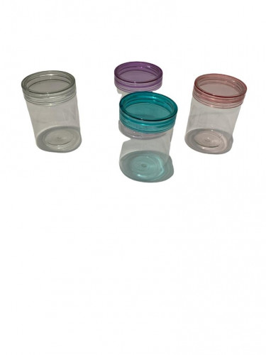 علب بلاستيك 100 ملي 6 حبه