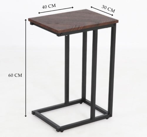 طاولة خدمة خشبي أسود