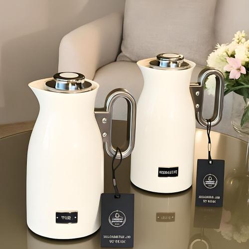 طقم ترامس فاخر سعة 1 لتر + 1 لتر بتصميم أنيق وعصري