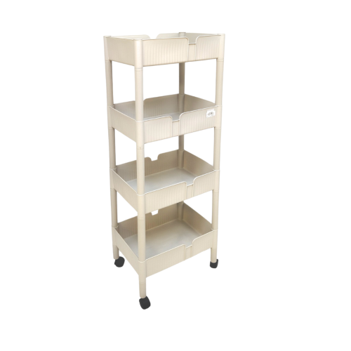 منظم 4 خانات بلاستيك متحرك 102X41سم