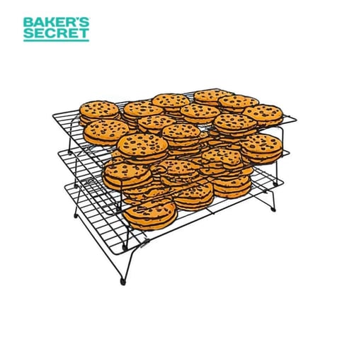شبك تبريد ثلاثه دور للكوكيز مقاس 40x25x8cm