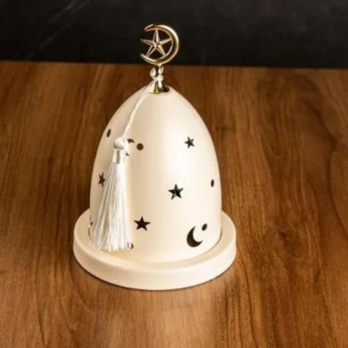 مبخرة رمضانية بتصميم أنيق ومميز بالون البيج