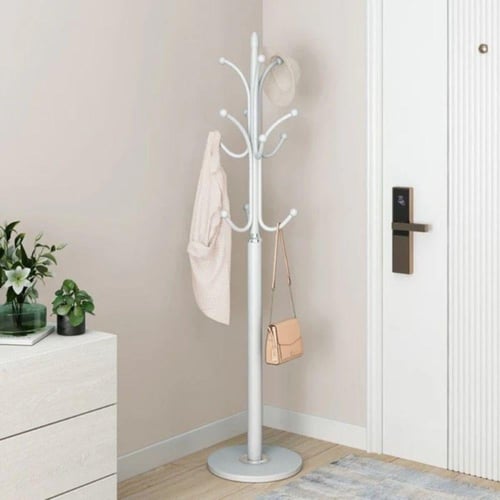 علاقة ملابس معدنية انيقة مع خطافات