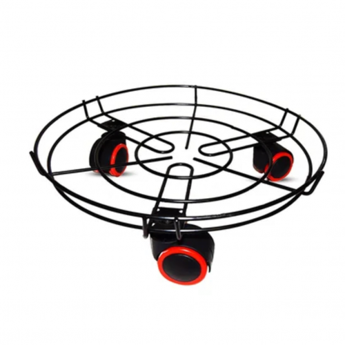 حامل اسطوانات أسود/أحمر 34x12سنتيمتر