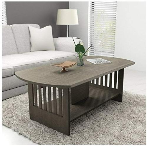 طاولة قهوة خشب ماليزي بتصميم أنيق