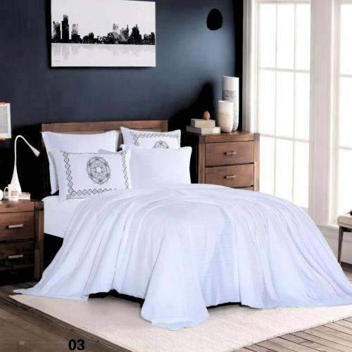 مفرش كبنج فندقي 7 قطع بنظام التلبيس