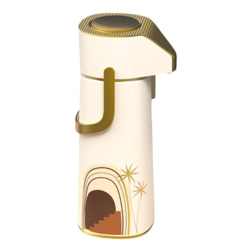 ترمس شاي وقهوة ضغط 1 لتر برسمات منوعة