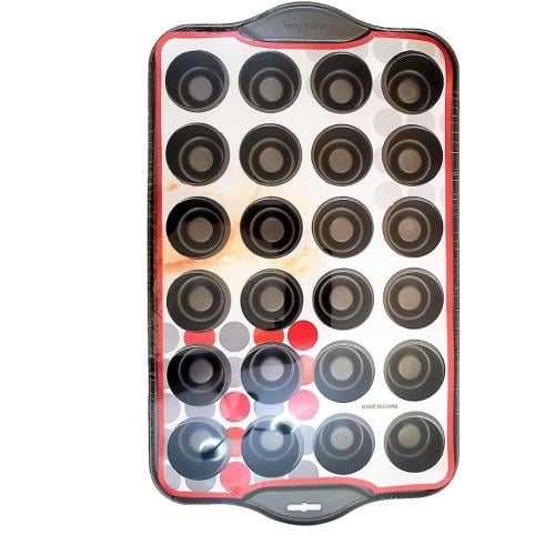 قوالب تشيز كيك صغيرة غير لاصقة بسعة24 كوب