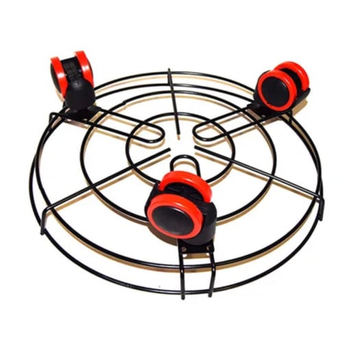 حامل اسطوانات أسود/أحمر 34x12سنتيمتر