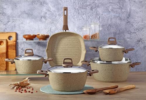 طقم جرانيت 5 قطع مقاسات مختلفة