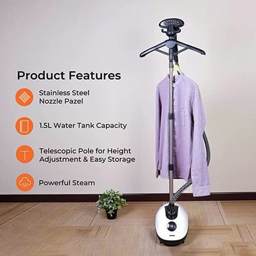 كاوية بخار 2000 واط من جيباس باعمدة قابلة للتعديل...