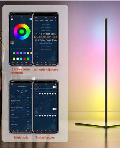 مصباح ارضي من الفضاء اللوني