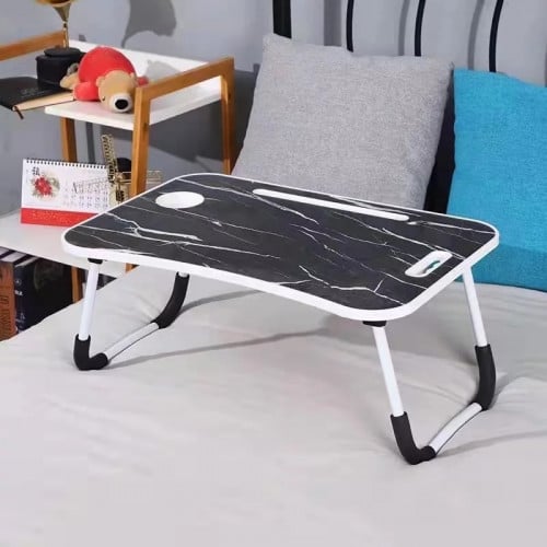 طاولة للابتوب اسود رخامي