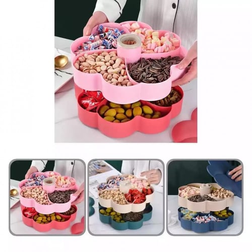 صندوق على شكل زهرة لتقديم الحلويات والمكسرات