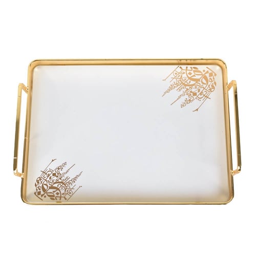 طقم فناجين شاي 6 قطع مع صينية