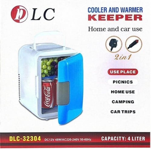 ثلاجه صغيرة متنقلة متعددة الإستخدام تبريد وتسخين م...