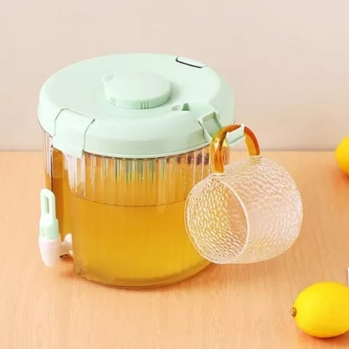 موزع مشروبات بغطاء وحنفية